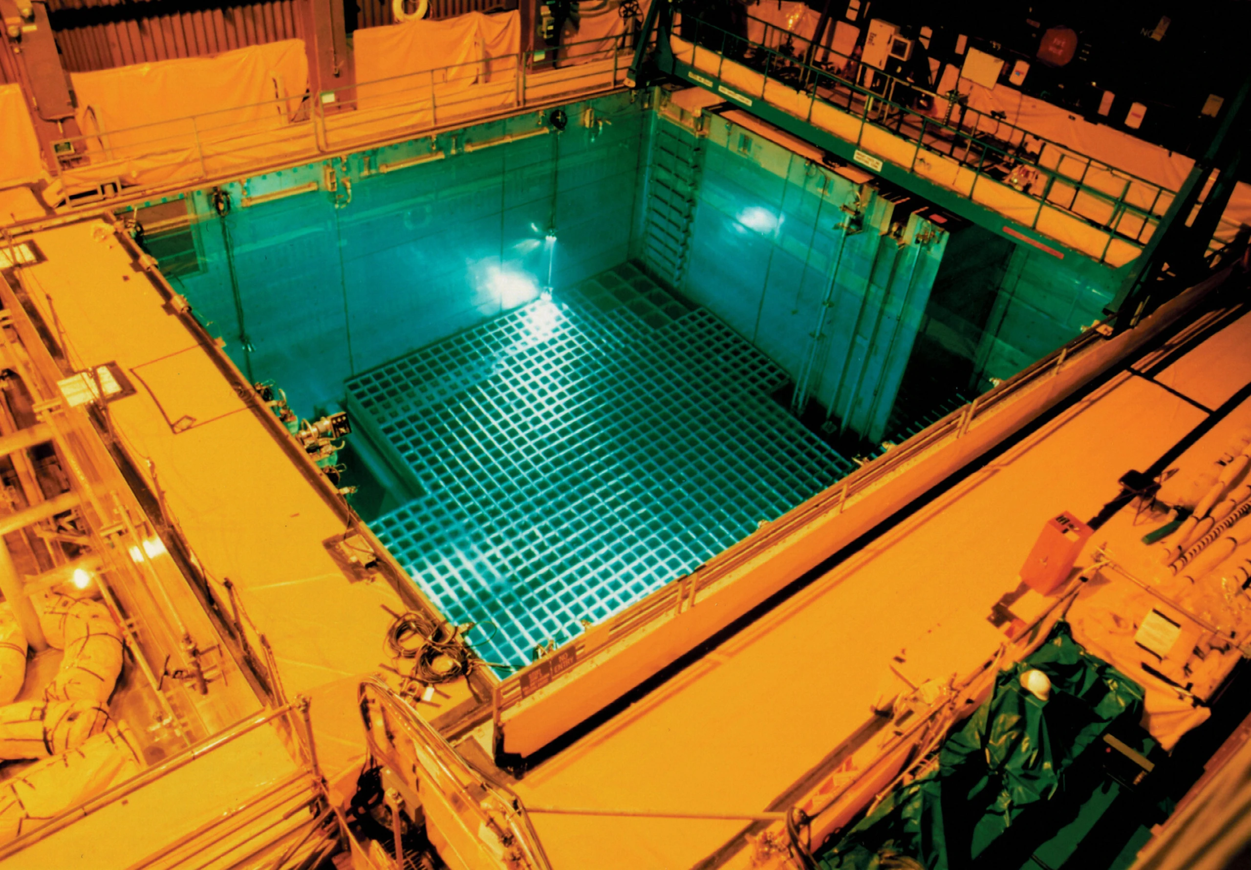 industrial pool 20 feet squared radiation shield